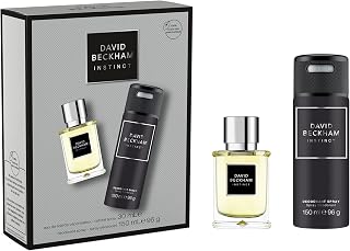 David Beckham Instinct Giftset For Him, 30 ml Eau De Toilette y 150 ml Deo Spray