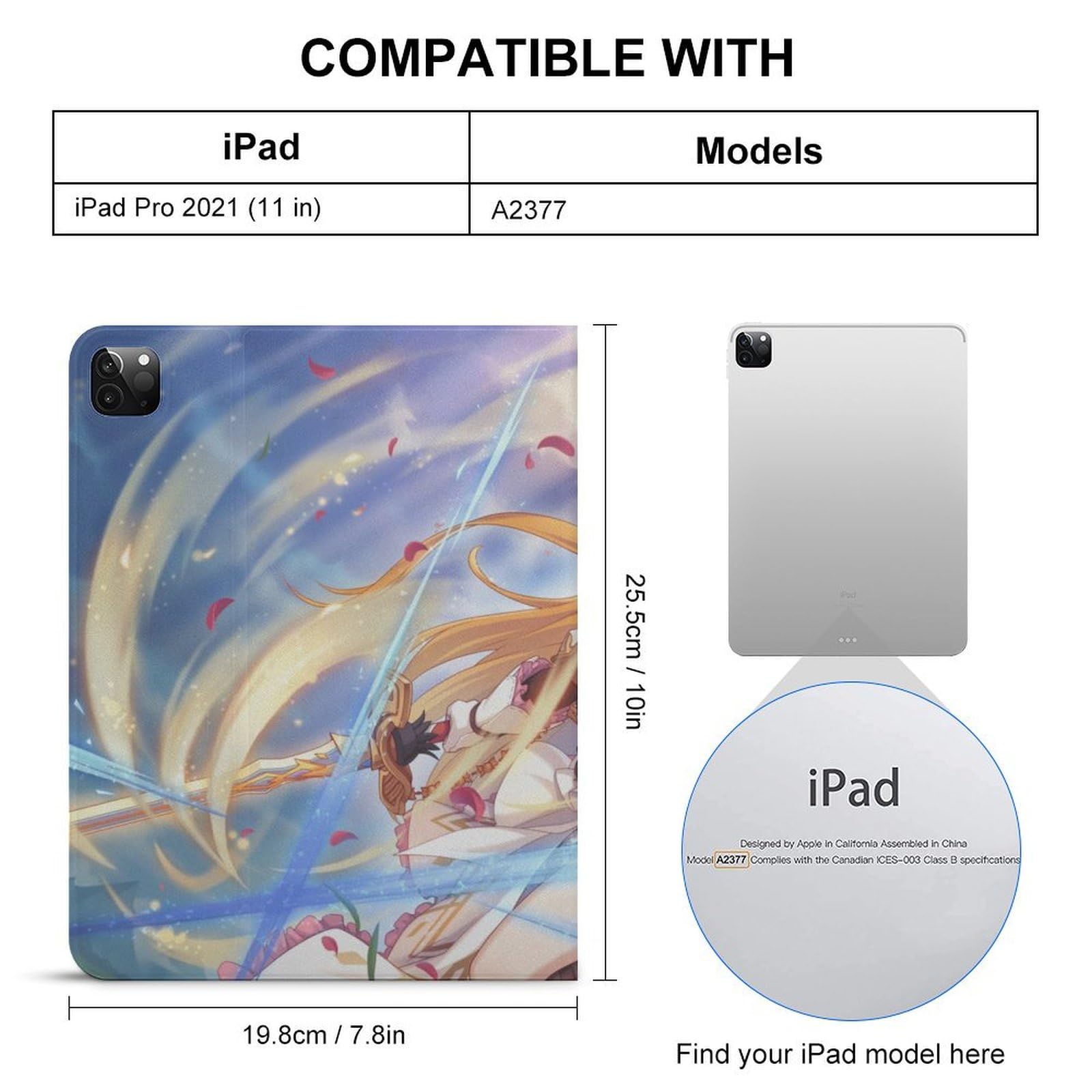Amazon.co.jp: ipad ケース プリコネR ペコリーヌ iPad 第8世代 ipad 9