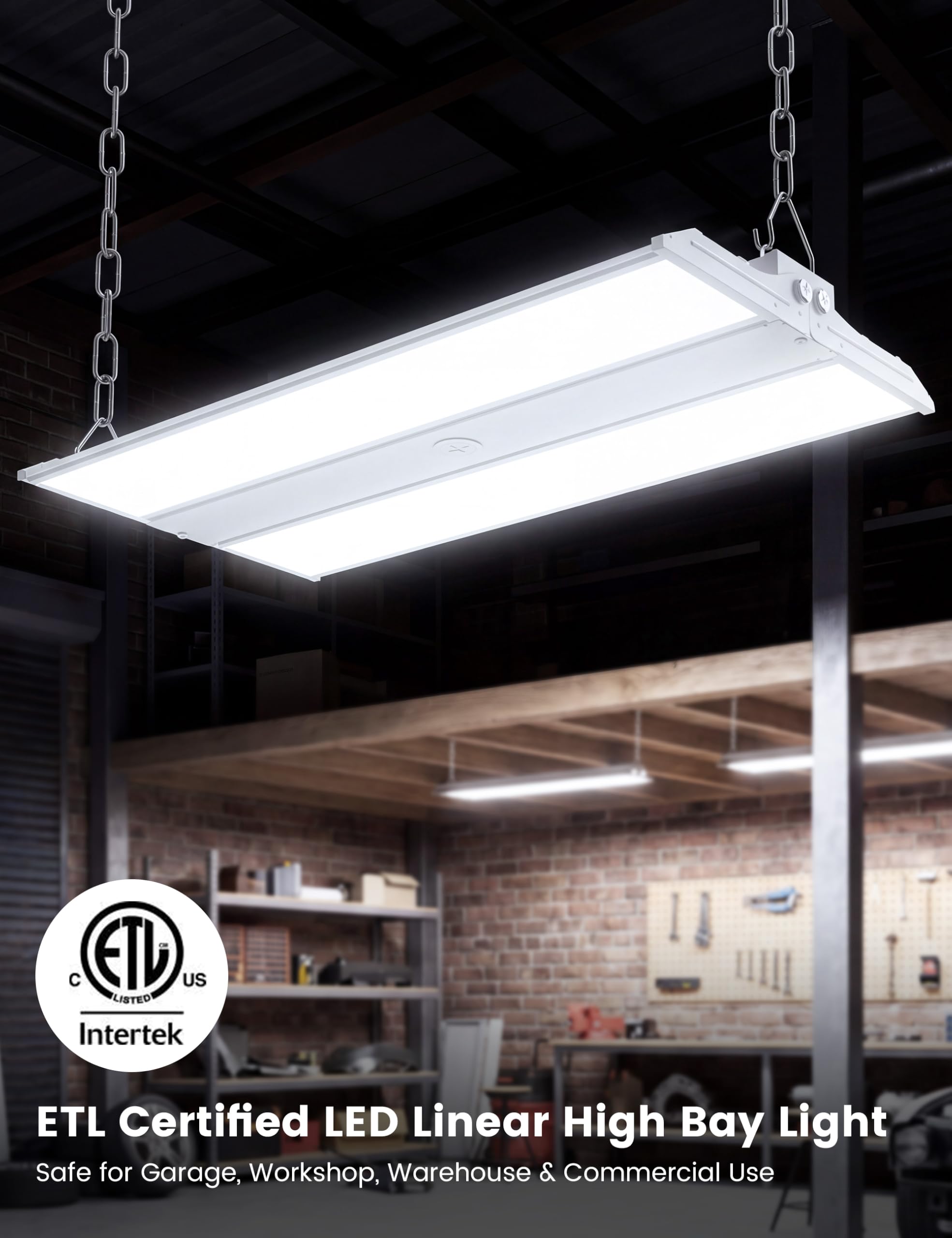 VOLISUN 2FT High Bay LED Lights - 4 Pack -6