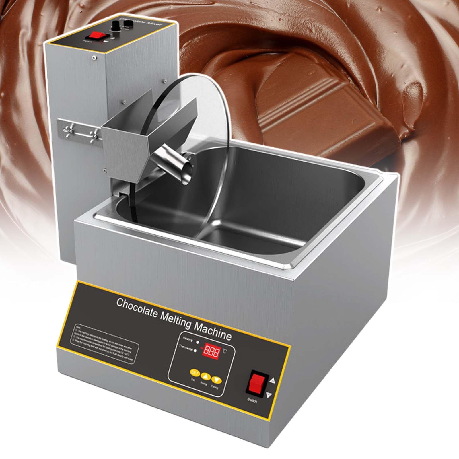 Macchina Elettrica per Crogiolo di Cioccolato, Miscelatore per Cioccolato A velocità Regolabile, Macchina per Fusione A Caldo del Cioccolato con Display A LED