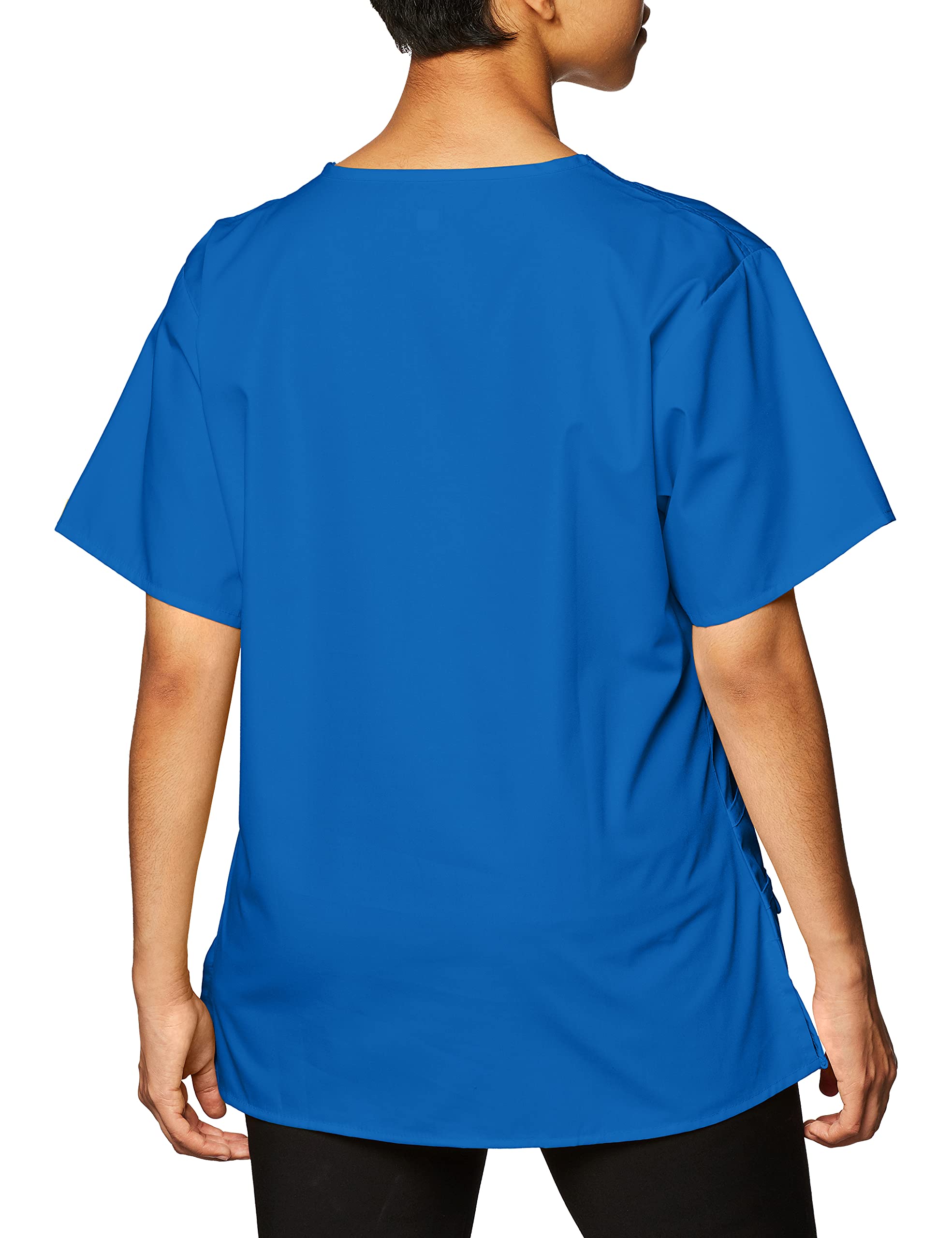 WonderWink womens Origins Bravo V-Neck Top, Royal, Large