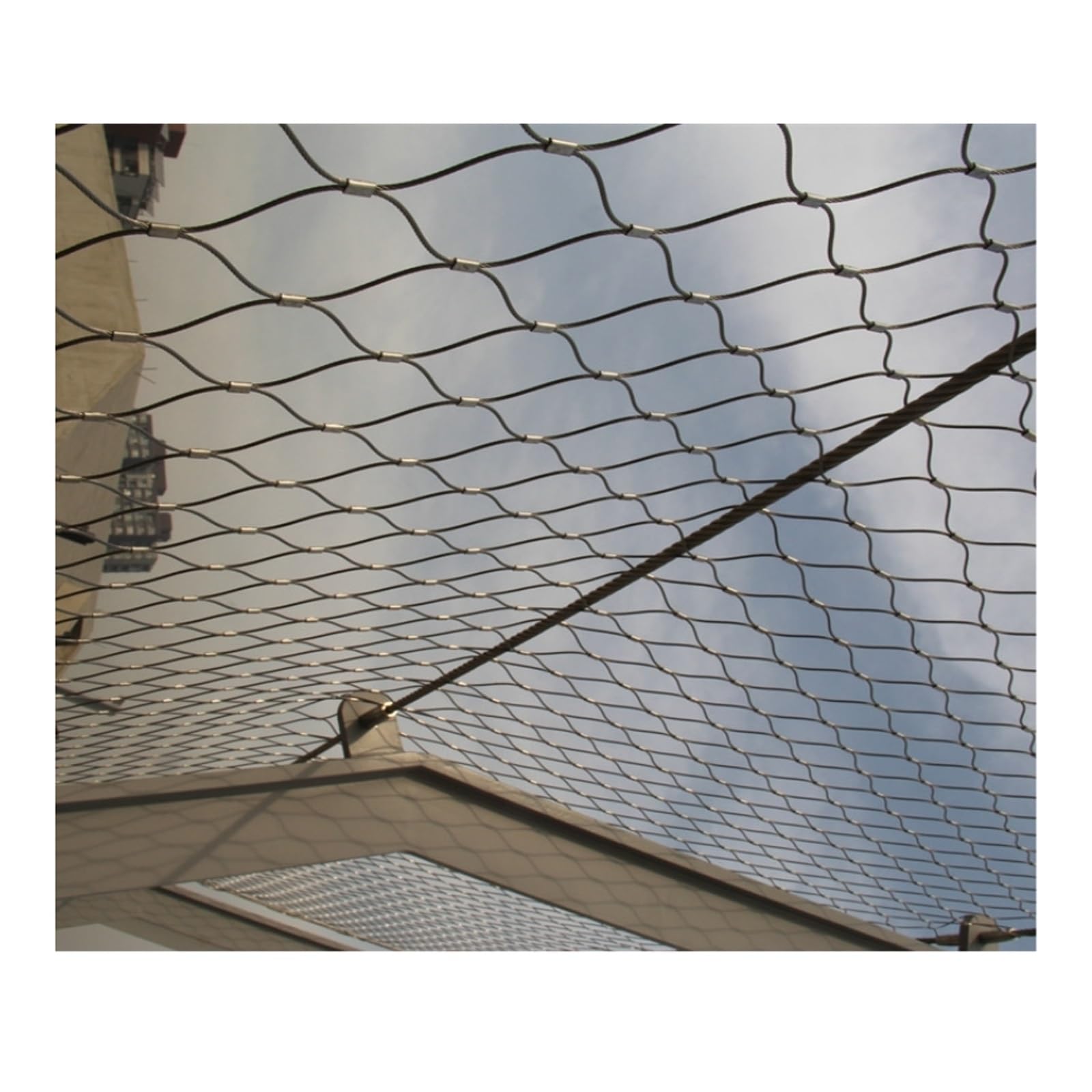 SDGBCXD stainless steel rope mesh, Widely Used in Industrial Safety, Building Protection, Sports Facilities, Agricultural Breeding(10 * 0.7m/32.8 * 2.2ft)