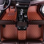 Tapis de voiture sur mesure pour Mercedes Benz A, B, C, E, Classe S,AMG GT, CLA,CLK,CLS,Classe M, classe G,GLA,GLB,GLC,GLE,GLK,GL/GLS,EQA,EQB,EQC,EQE,EQS 1999-2023 (Or noir)