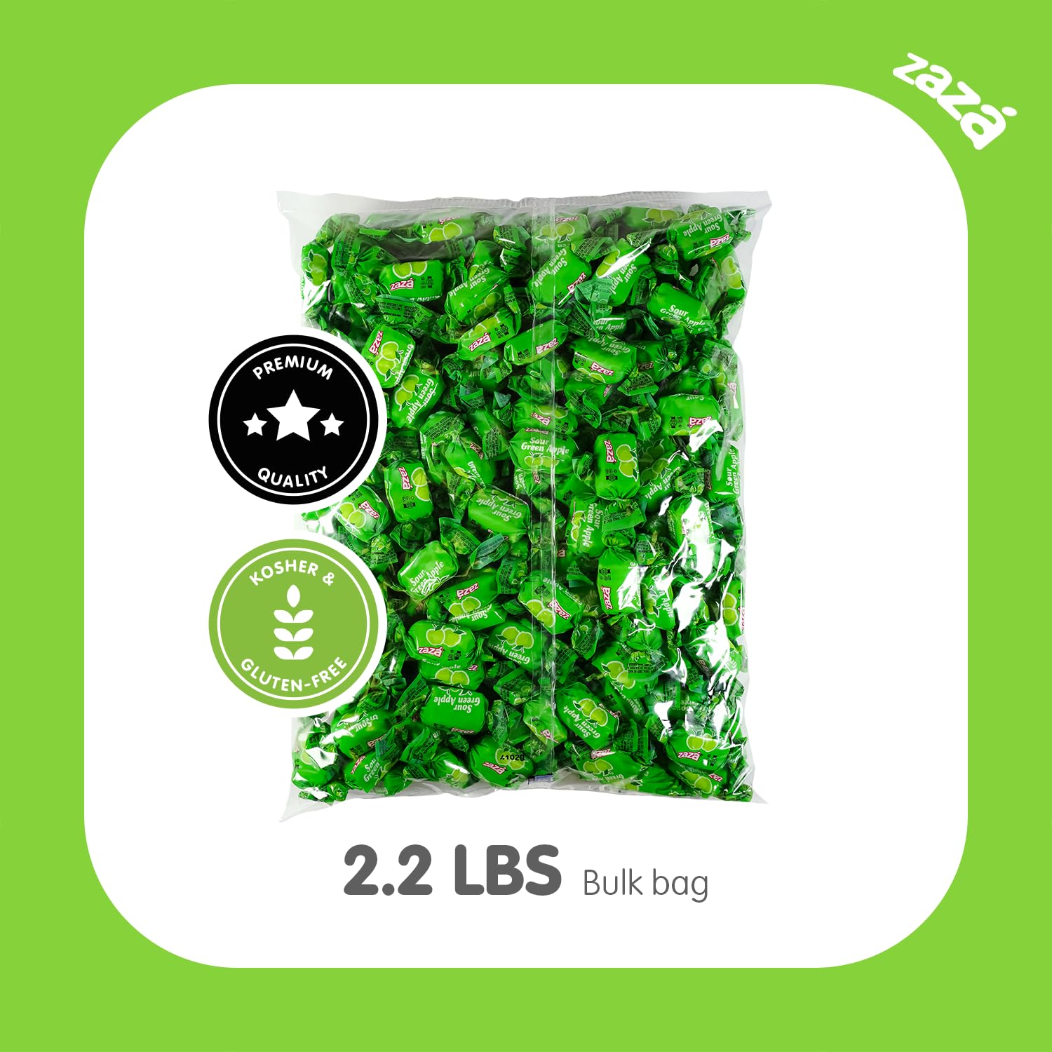 Amazon.com : Sour Green Apple Chewy Candy Bulk Pack for Sweet