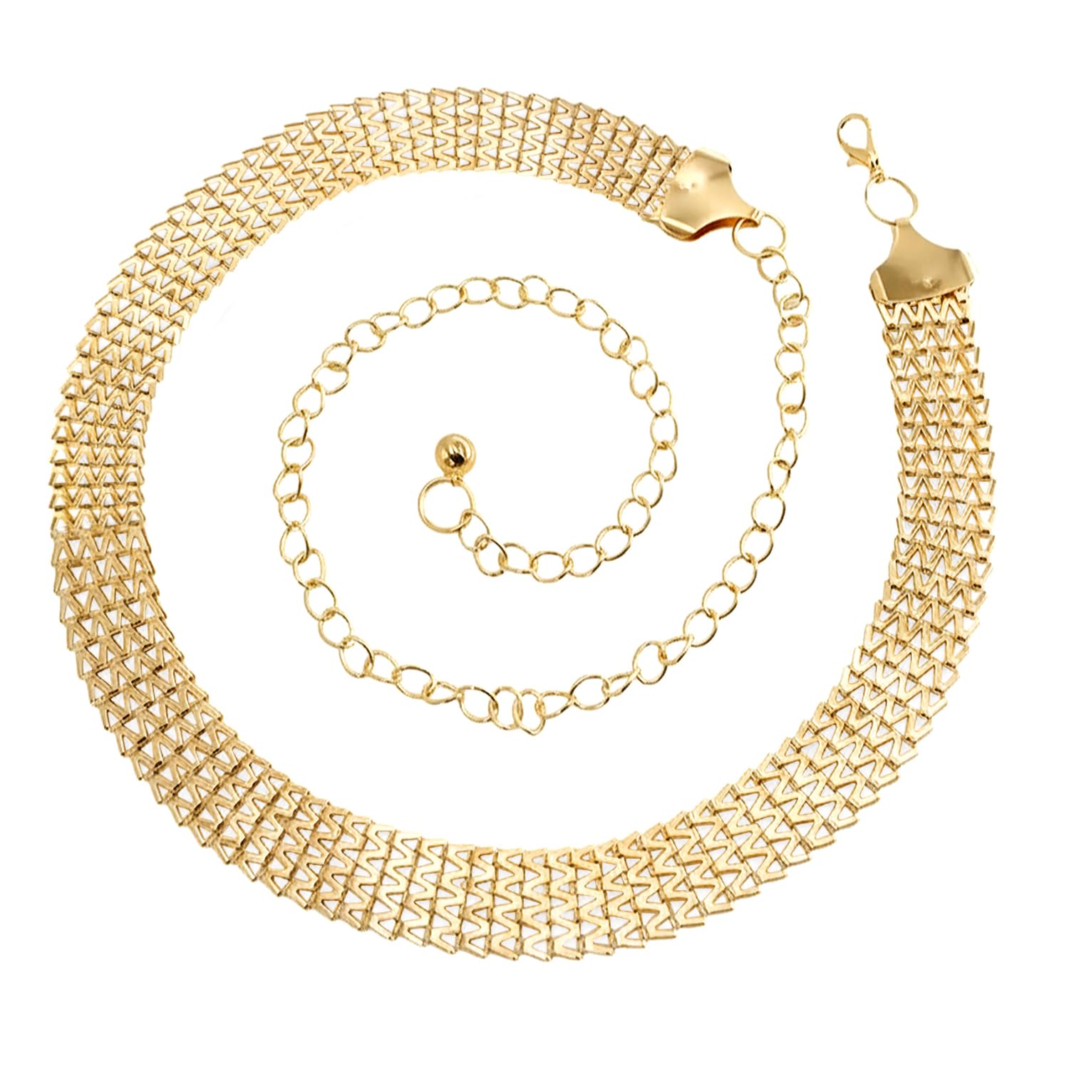 peora Gold Plated Fancy Kamarbandh Belly Chain Waist Chain Jewellery for Women-picture-47