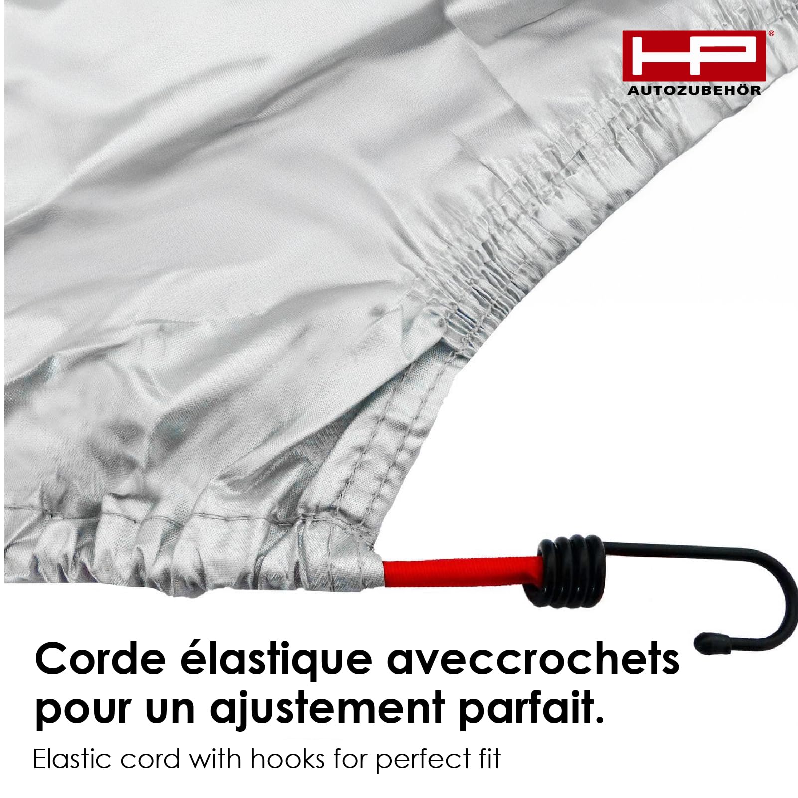 HP Autozubehör 18158 Housse de vélo avec Poche pour Tableau d'avertissement Argenté