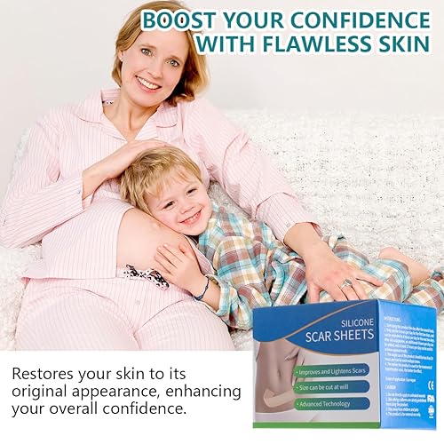 Miniatura 6 de Hojas de silicona para cicatrices de 1.57 x 59 pulgadas, cinta de silicona extra larga, tiras de silicona para cicatrices, suministros de vendaje de