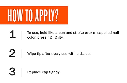 Miniatura 4 de Sally Hansen No More Mistakes - Bolígrafo de limpieza de manicura blanco 005 onzas el embalaje puede variar