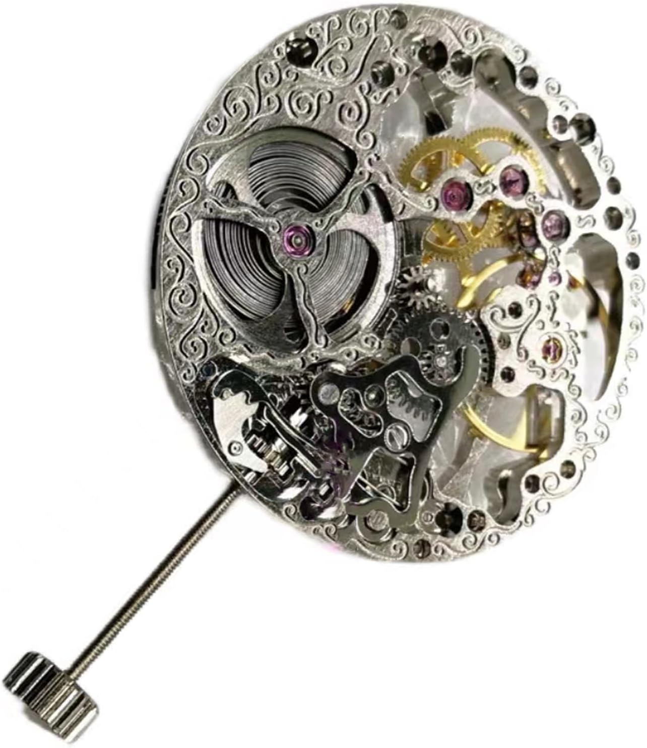 17 Jewels Winding Mechanical Watch Movement Replacement Spare Parts for ETA 6498 US