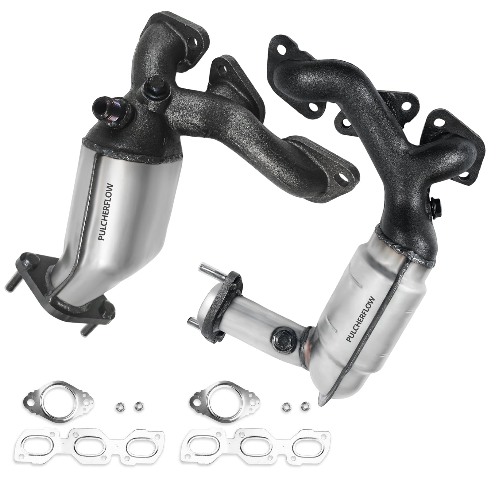 マブラヴ exogularity01&02 Amazon.com: PULCHERFLOW Left & Right Catalytic Converter