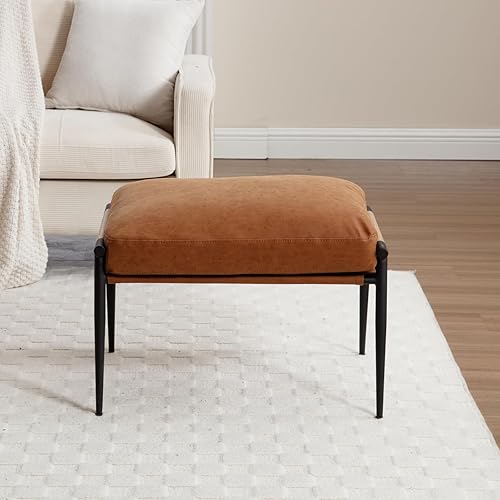 Miniatura 41 de DUOMAY Silla decorativa moderna Mid-Century, cómoda silla de sherpa para sala de estar, dormitorio, oficina, sillón de respaldo medio con patas de