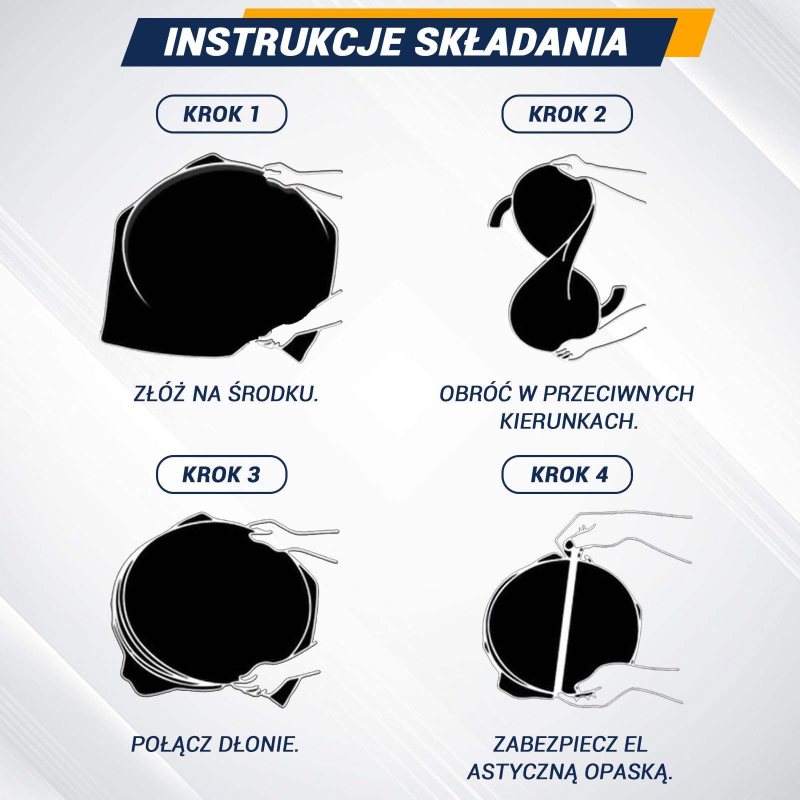 Osłona przeciwsłoneczna na przednią szybę samochodu, ochrona przed promieniowaniem UV, składana osłona przeciwsłoneczna 2025 z ochroną UV na przednią szybę samochodu (L)