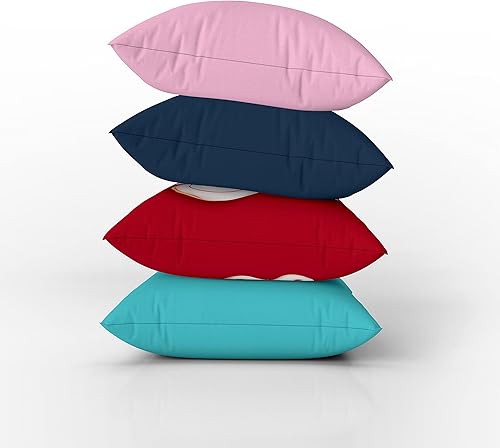 Miniatura 6 de Easykart - Juego de 4 fundas de almohada de San Valentín de 18 x 18 pulgadas, fundas de almohada para el día de San Valentín, fundas de almohada