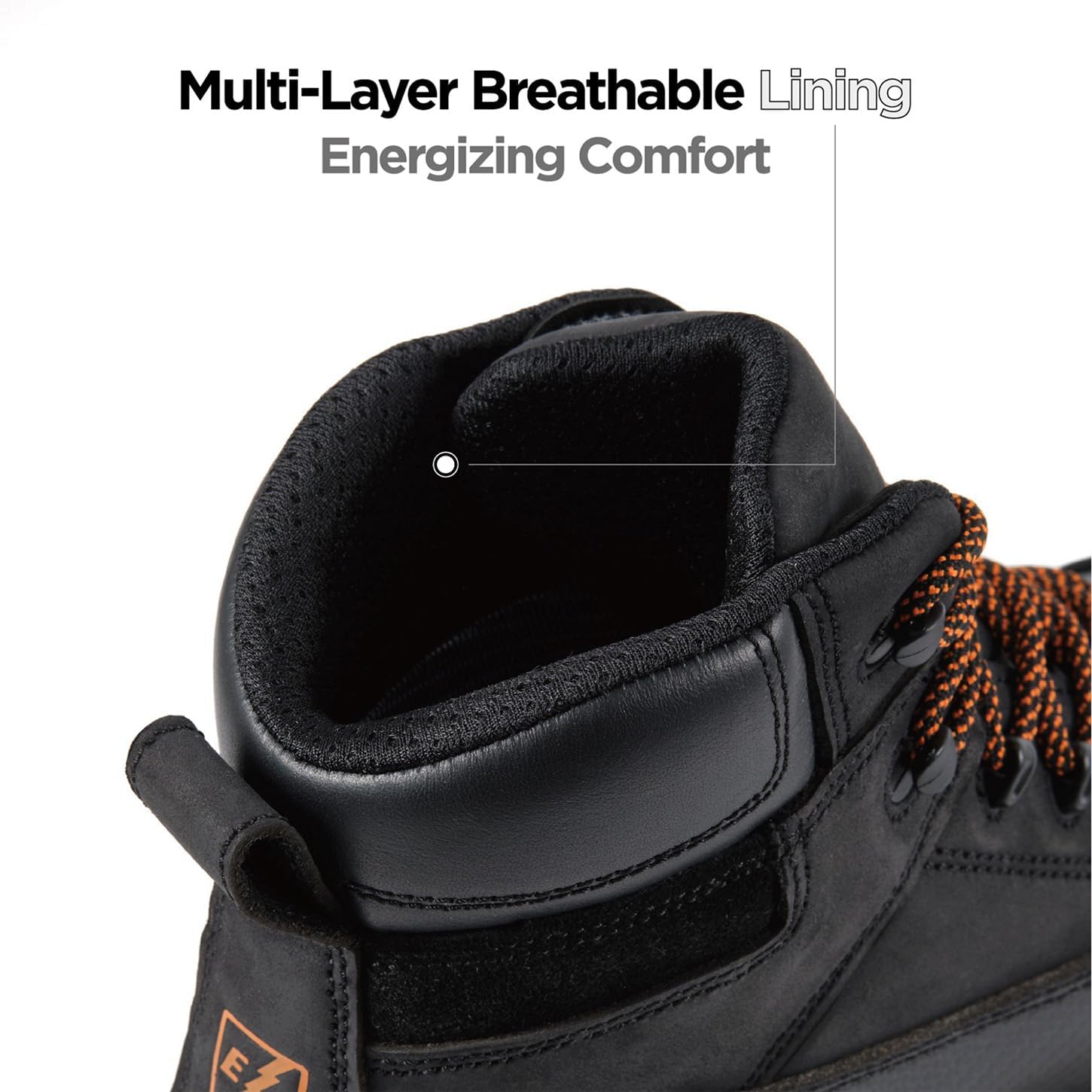 SUREWAY Men's 6" Waterproof Soft/Composite Toe Work Boot - Heavy Duty Crazy Horse Leather, Slip Resistant Lace Up for Construction & Industrial Safety - Image 6