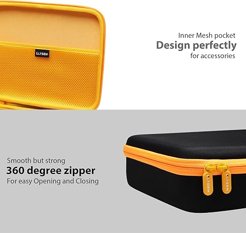 Miniatura 6 de LTGEM - Funda compatible con destornillador inalámbrico DEWALT DCF682N1DCF680N2 8V MAX, baterías y cargador, solo funda