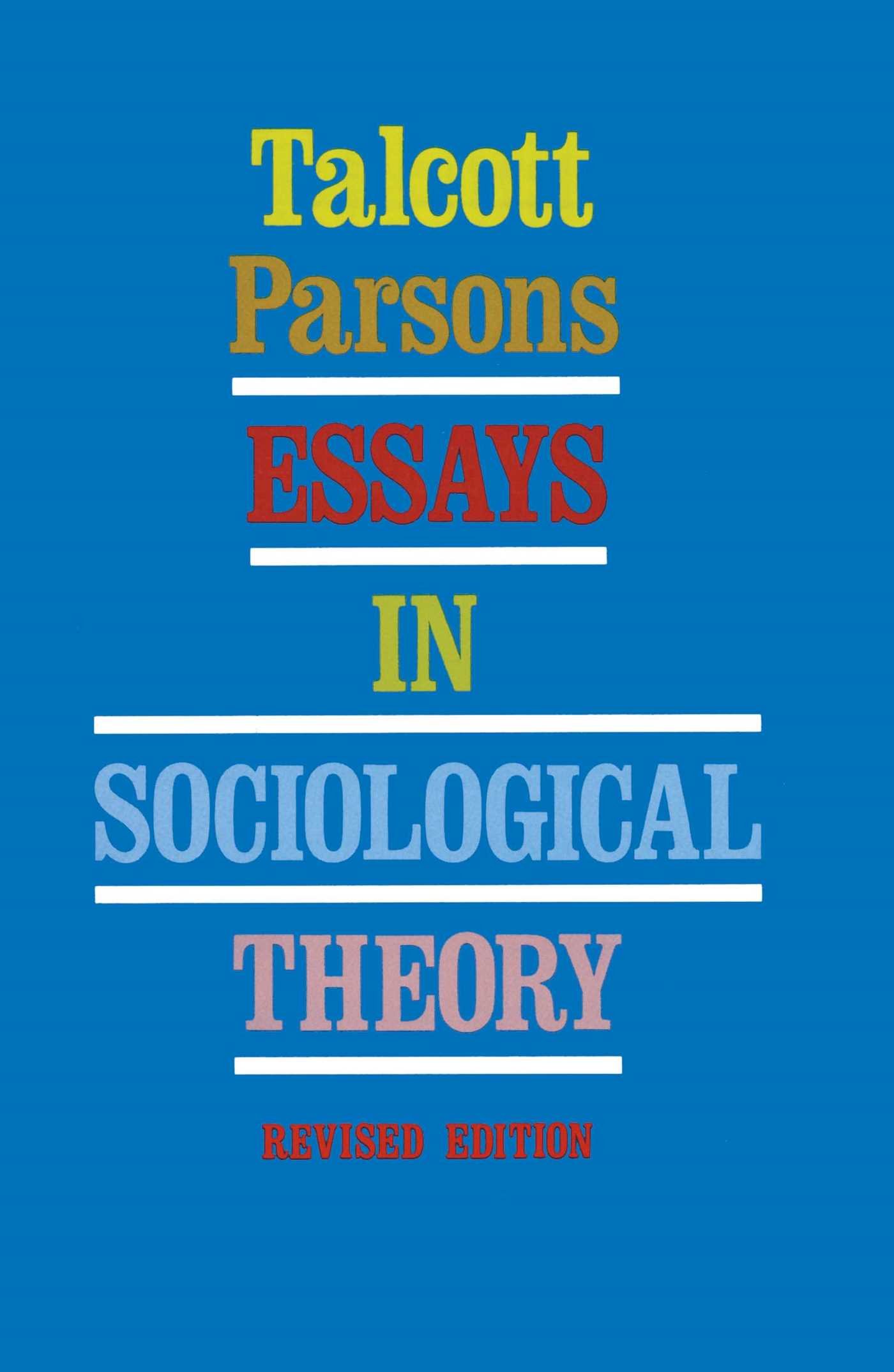 Buy Essays in Sociological Theory — BookShops.in