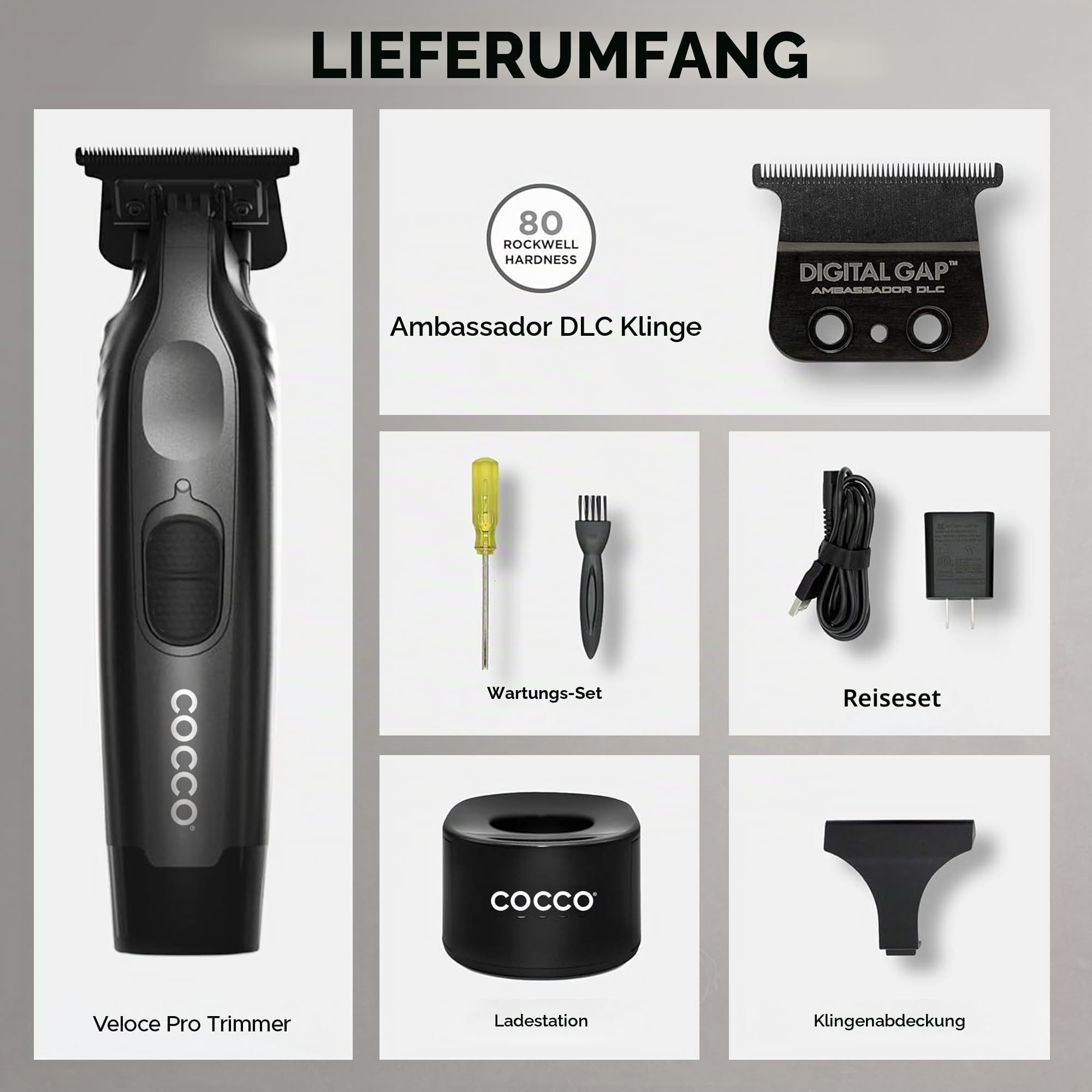 Cocco Veloce Pro Trimmer Matte Black - Trimmer