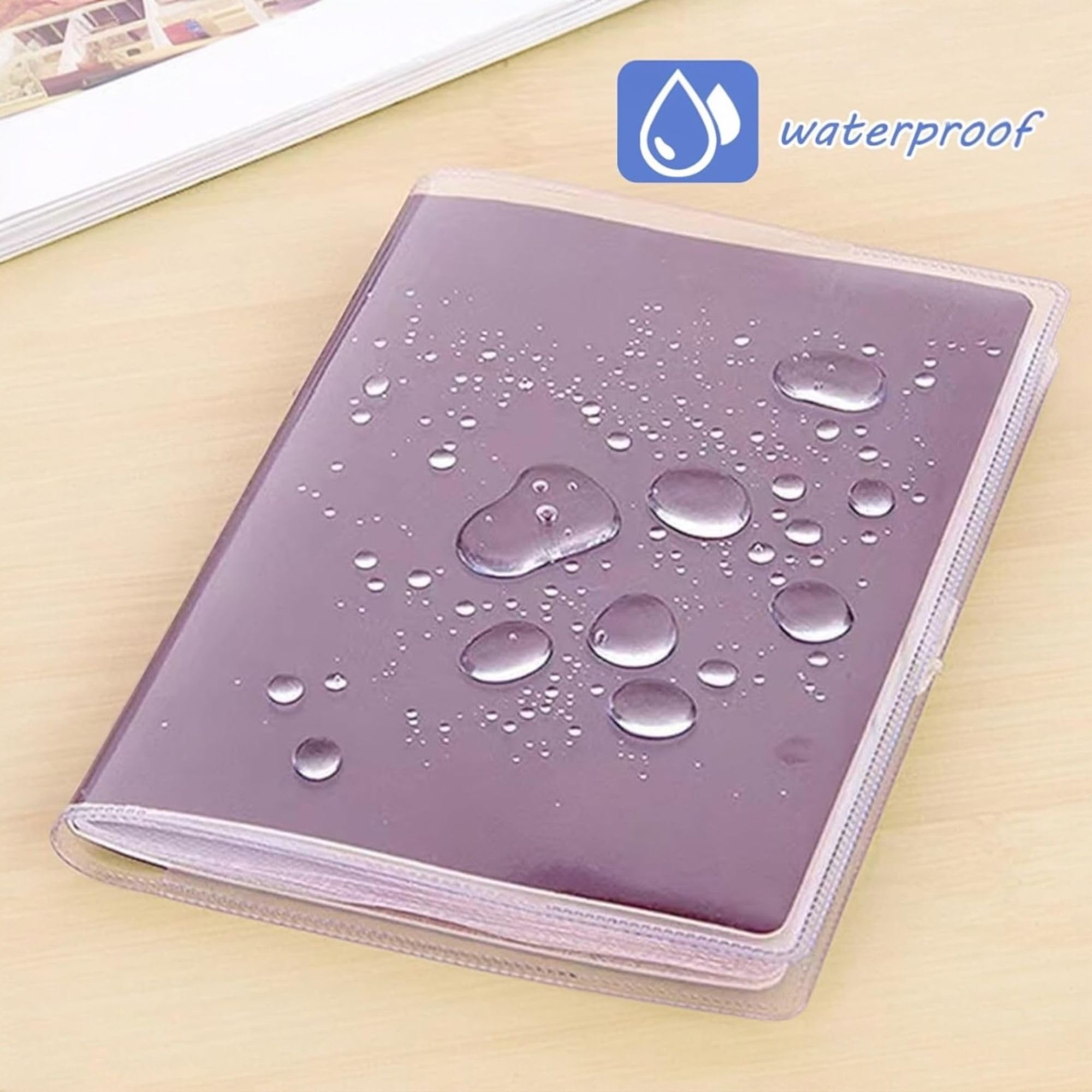 topolenashop Set 2 Custodie Passaporto Trasparenti In PVC 195x135 mm, Copertine Impermeabili Antistrappo Per Documenti Da Viaggio, Compatibili Con Passaporto Italiano Europeo | HZ-15006