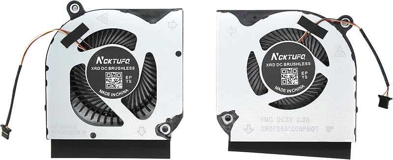 VENTILATEURS CPU & GPU COMPATIBLE POUR PC PORTABLE ACER NITRO 7 AN715-52