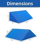 Fanwer Positioning Oreiller à haies pour couchage latéral (3 en 1), 40 Degré Triangles de lit & Positionnements du corps pour la douleur dorsale, prévention des litières, après chirurgie, genoux élevés, grossesse