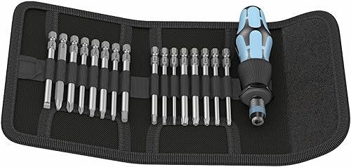 Wera 5071116001 Juego de destornilladores compactos Hex-Plus de 17 piezas