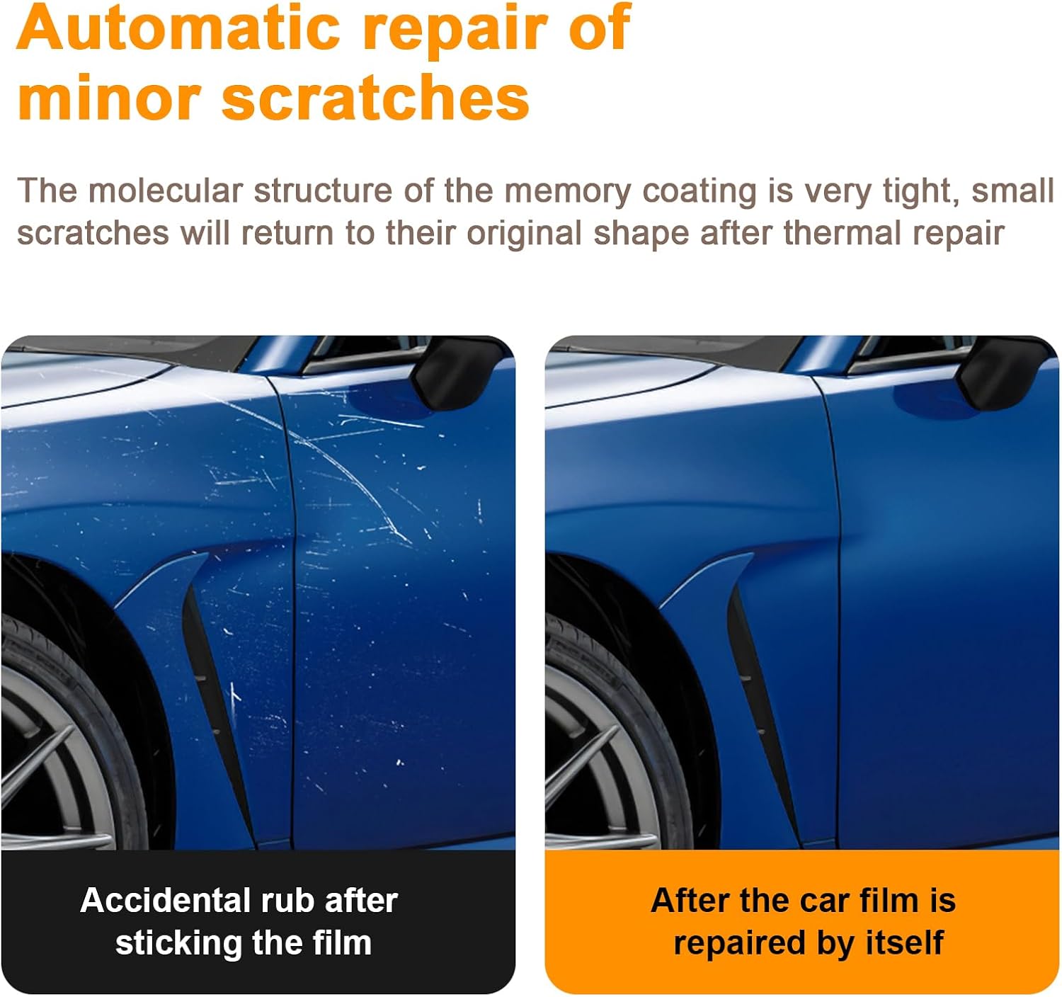 for Subaru BRZ 2021-2025 Clear Car Pre-Cut Paint Protective Film Self Adhesive TPU Rainproof Waterproof HD Scratch Protector Exterior Accessories (Front Bumper&Headlights 6Pcs)