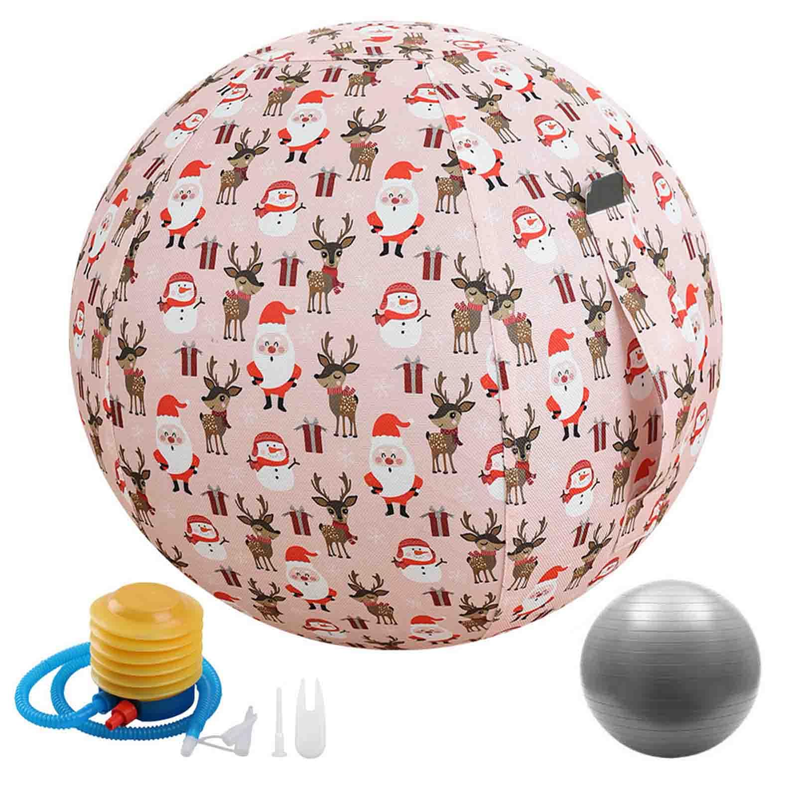 Gymnastikball Sitzball Für Büro&Zuhause,Verbessern Sie Gleichgewicht,Rumpfkraft Und Körperhaltung,Rückenschmerzen Lindern,004,55cm