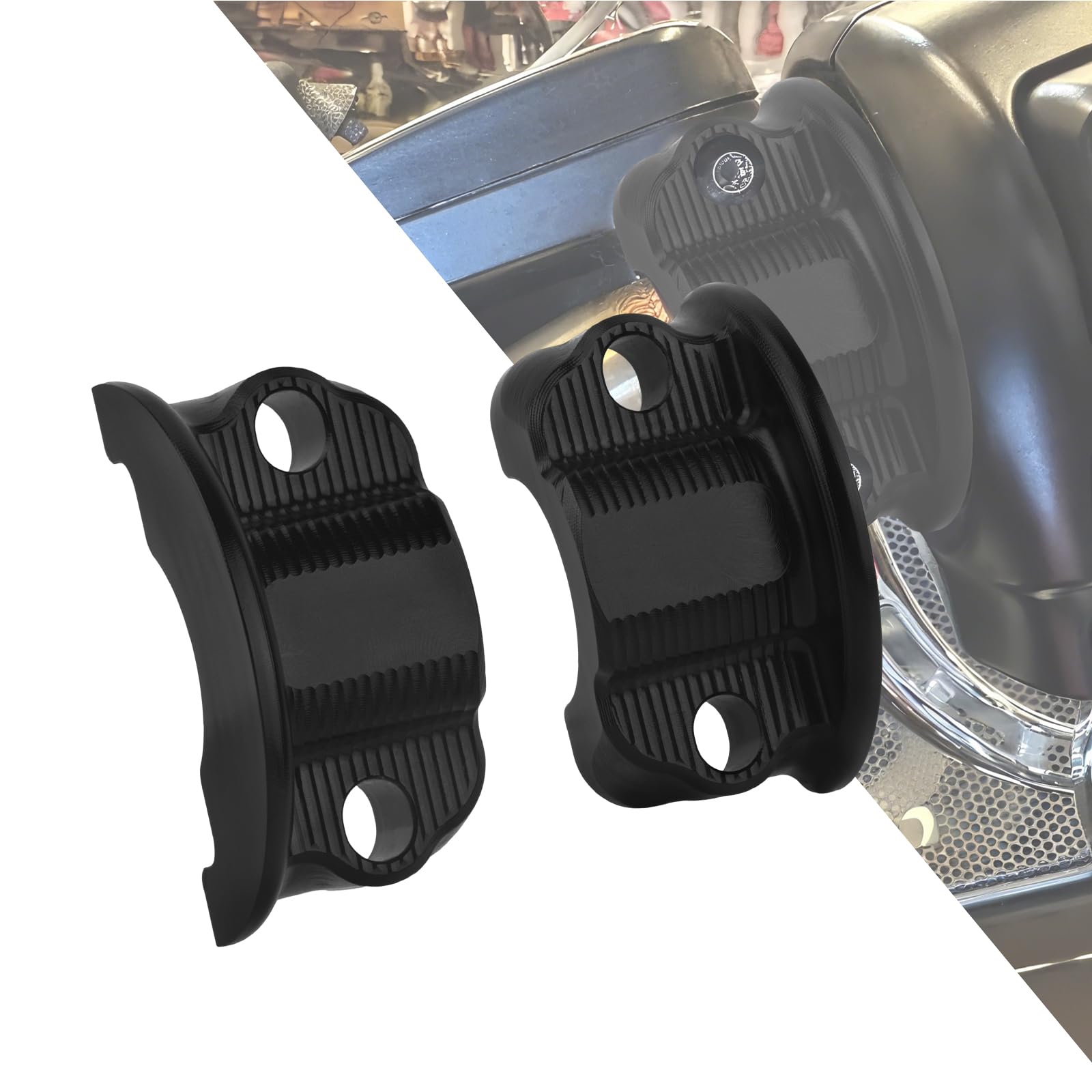 Perchoir de frein de guidon moto compatible Harley Sportster 2004-2022 noir
