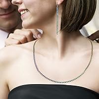 Vista 6 de PAGOW - Cable trenzado colorido sin soldar, de 16.4 pies, 5 yardas, cadenas de joyería para hacer joyas, collar de eslabones con carrete de 0.118 x