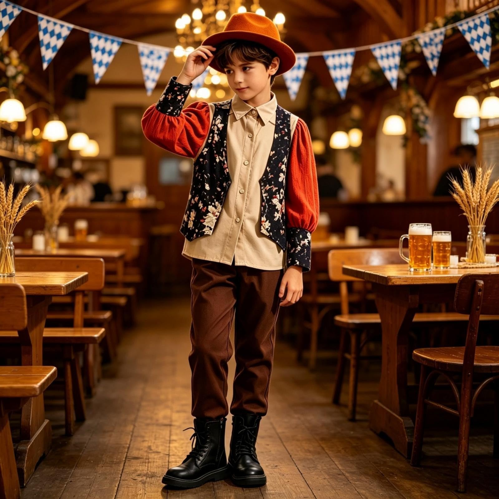 Generisch 2026 Zirkus-Karneval- für Baby- Prinzessin-Kleid im -Stil Aufführungs-Outfit Cosplay-Ensemble Show-Gewand 0-18 Monate -Hofmode