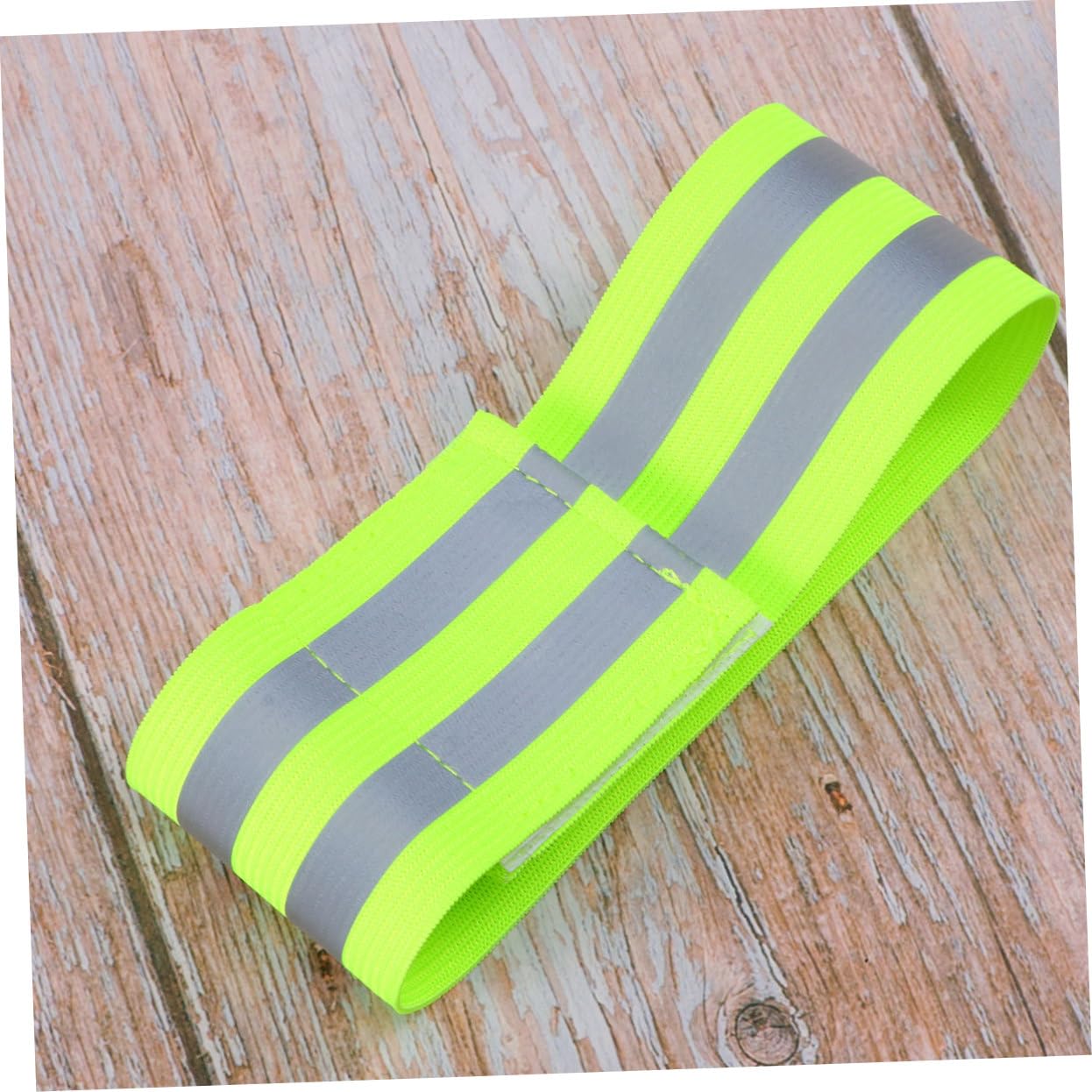 Happyyami 12pezzi Bande Riflettenti Regolabili per Corsa Notturna e attività Outdoor Alta visibilità e Sicurezza per Ciclismo e Camminate Verde