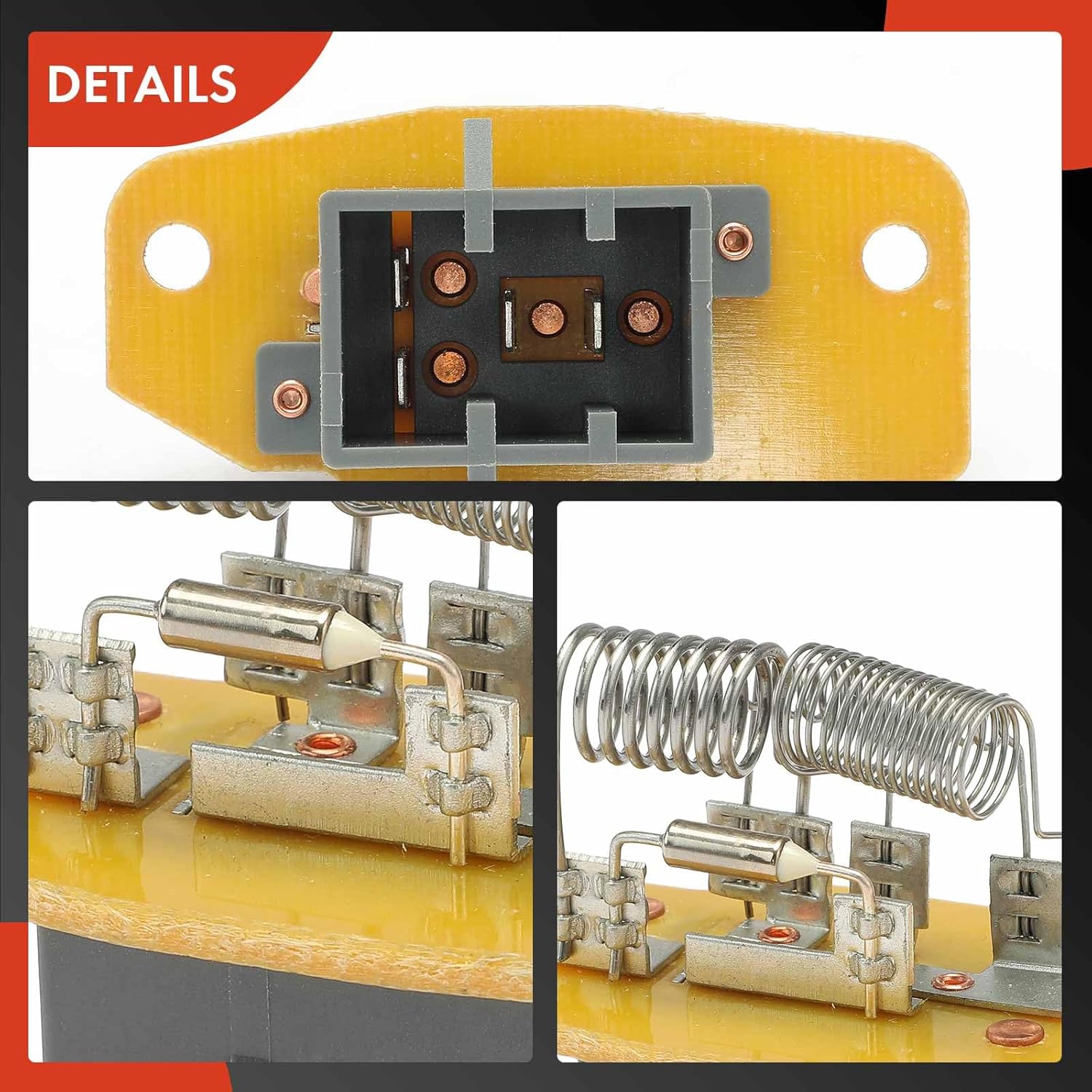 A-Premium HVAC Heater Blower Motor and Resistor Assembly Compatible with Ford Vehicles - E-150, E-150/E-350 Club Wagon, E-150/E-350 Econoline Club Wagon, E-250, E-250 Econoline, E-350/E-450 Super Duty