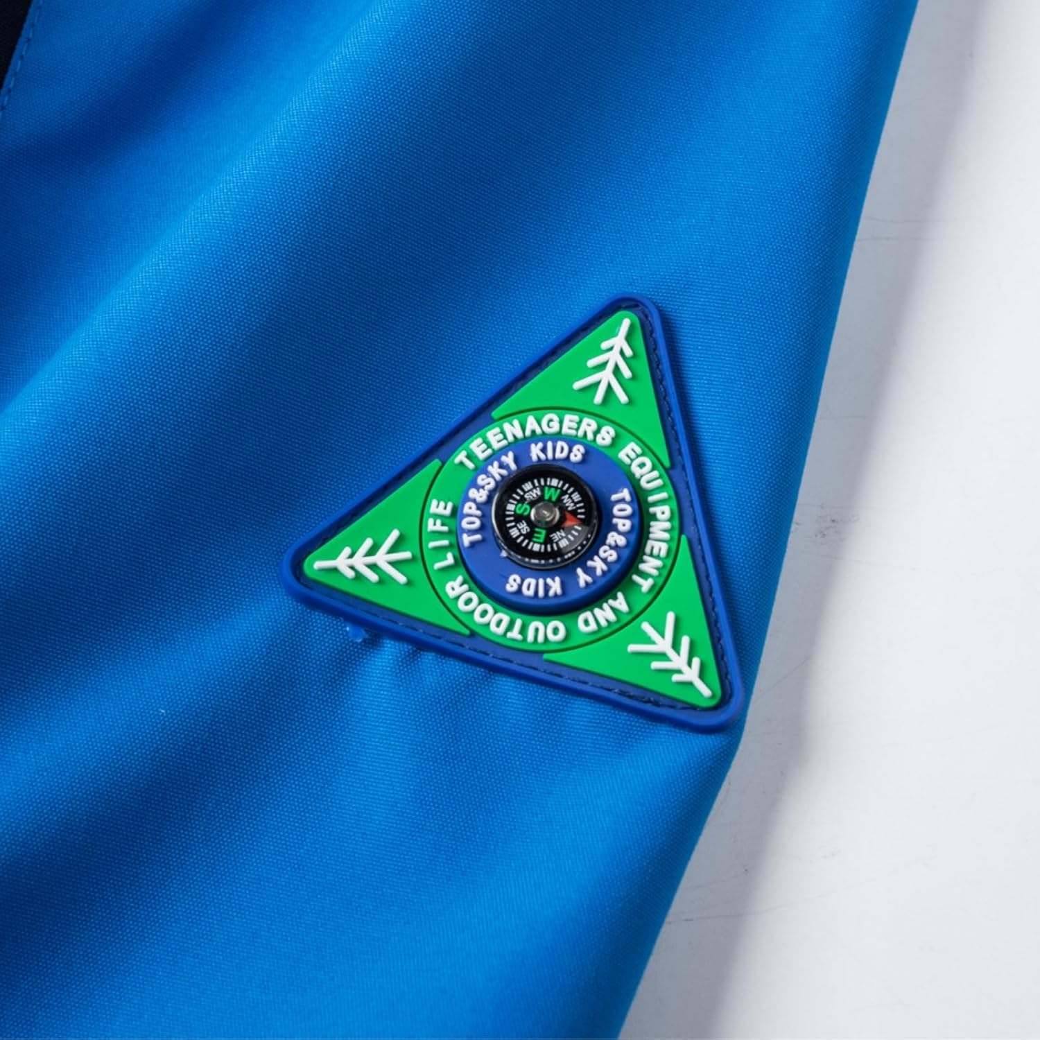 Waterproof Hooded Jacket for Boys Girls,Kids Raincoats Outdoor Windbreaker Dinosaur Rain Jacket - Image 2