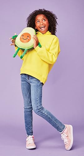 Miniatura 2 de iscream Sweetest - Almohada de forro polar bordada con acento de aguacate de 14" x 10"