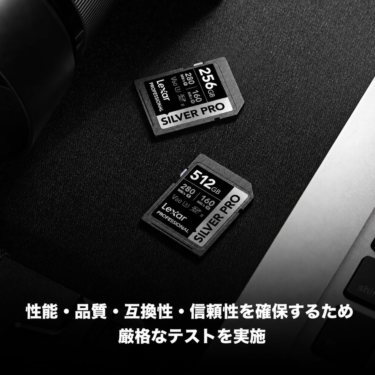Lexar Professional Silver PRO 128GB SDXC UHS-II Memory Card, Up to 280MB/s Read, 120MB/s Write, V60 U3, High-Speed SD Card for Professional Cameras, DSLR, Mirrorless Camera, 4K Video & Photography — Amazon image 5