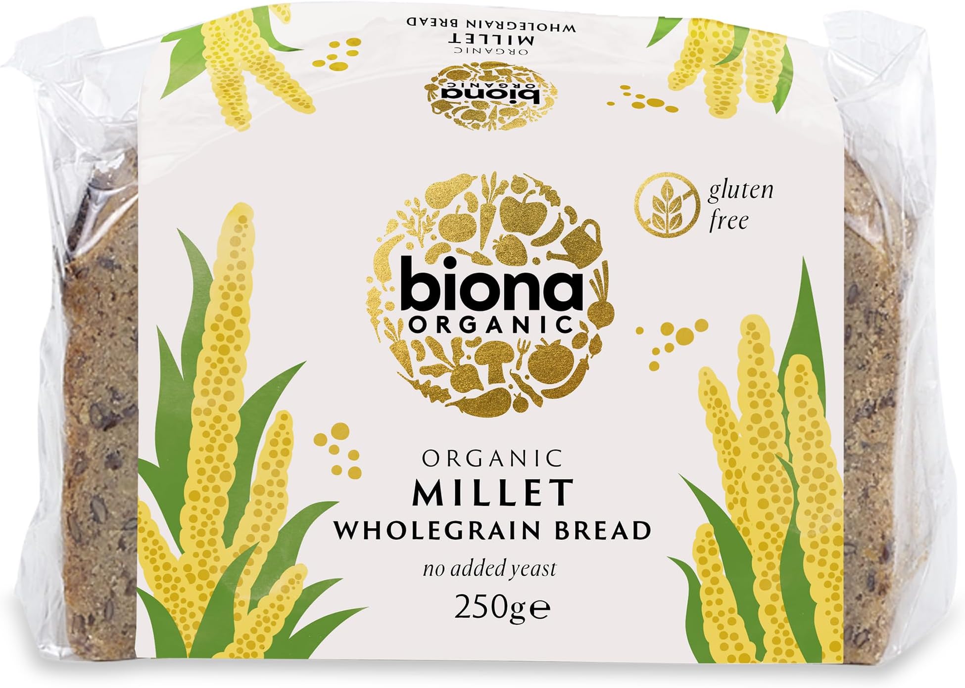 Organic Millet Wholegrain Bread, 250g