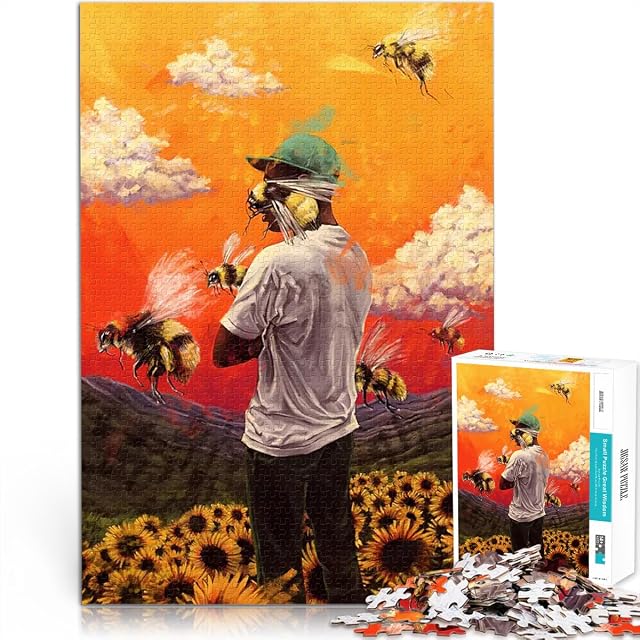 Puzzles de 1000 Piezas para Adolescentes El Chico de Las Flores Juguetes de Entretenimiento Familiar Regalo…