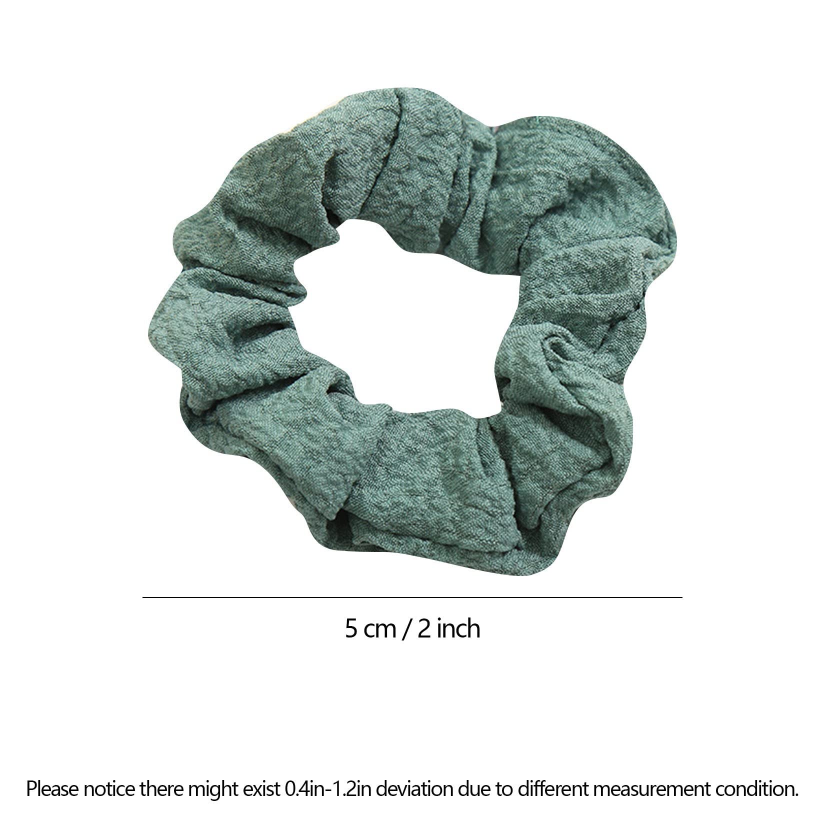 fałdy Scrunchies gumka do włosów gumka do włosów gumka do włosów zestaw akcesoriów do włosów 8 sztuk dla kobiet kucyki bułeczki warkocze długie włosy (kolor 1 jeden rozmiar)