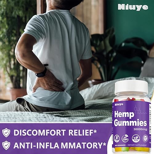 Miniatura 3 de Gomitas de cáñamo extra fuertes, 30 000 mg de alta potencia, infundidas con gomitas de aceite de cáñamo, sabores variados de frutas, probadas por