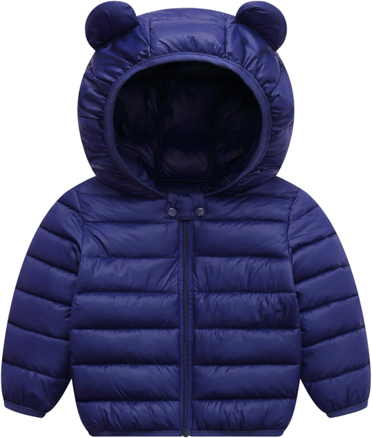 Baby Hooded Zip-Up Winter Coats Light Puffer Down Jacket for Baby Boys Girls Kids Toddler Infants Outerwear