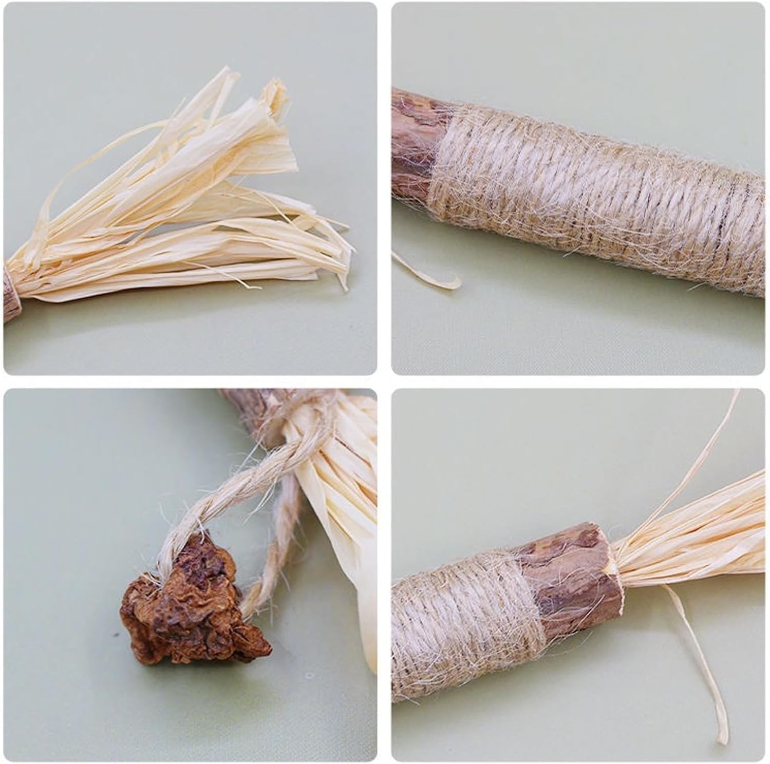 GDSAFS Natural Silvervine Dental Sticks, Silvervine Sticks for Cats, Interactive Cat Chew Stick for Teeth Cleaning, Scratch & Bite Resistant, for Indoor Kitty Fresh Breath, Healthy Teeth (8-StyleB)