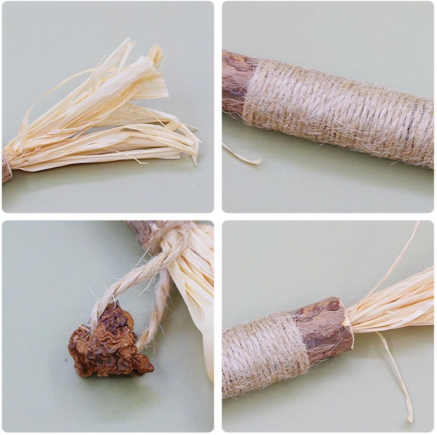 GDSAFS Natural Silvervine Dental Sticks, Silvervine Sticks für Katzen, Interaktiver Katzen-Kaustab für Zahnreinigung, kratz- und bissfest, für Indoor-Kitty-frischen Atem, gesunde Zähne (6-MixAB)