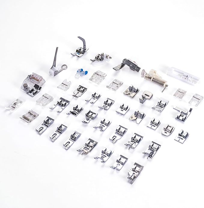 Kit de 42 Pies para Máquina de Coser, Accesorios de Metal miniatura 7