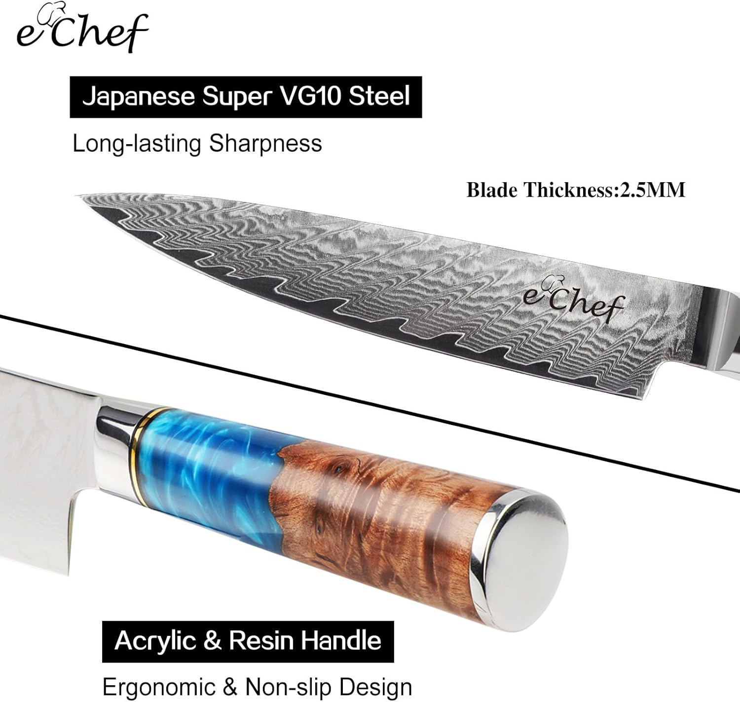5-inch Peeler, Professional Kitchen Knife, Sharp Blade, 67-Layer Damascus VG-10 Steel Core, Comes with Gift Box (5-inch Multifunctional Knife)