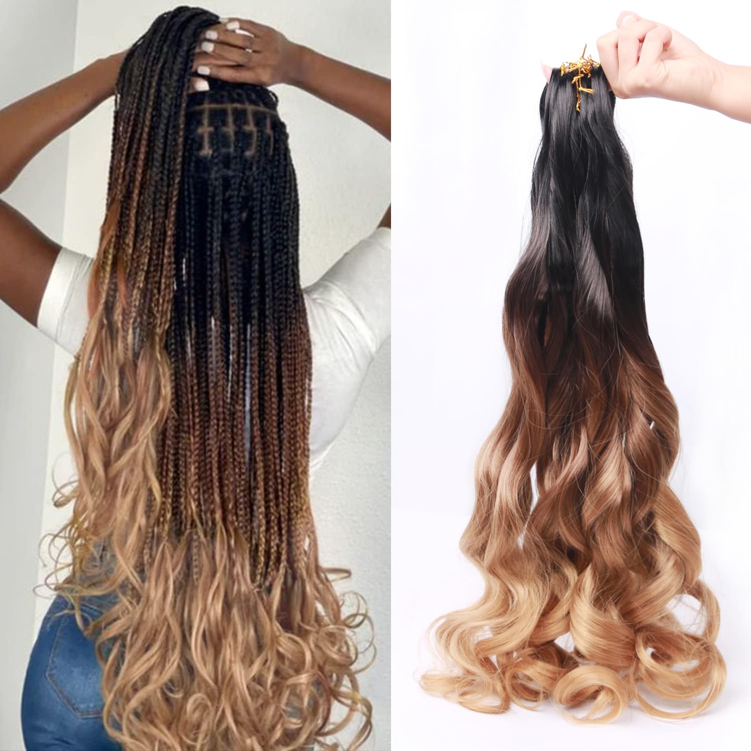 Amazon.com : Pre Stretched Braiding Hair 20 Inch Loose Wave
