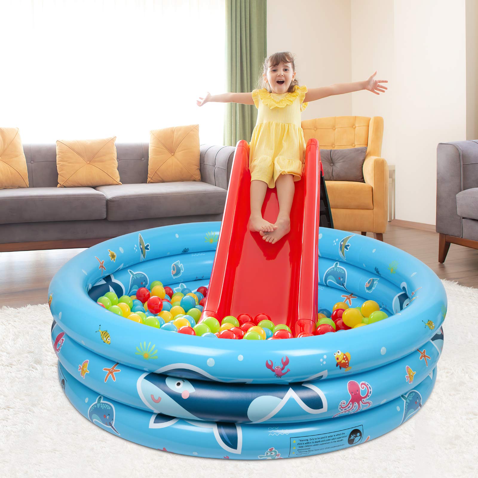 Buy balnore Kiddie Pool for Toddlers Whale Inflatable Kiddie Pools Kids Pools for Backyard