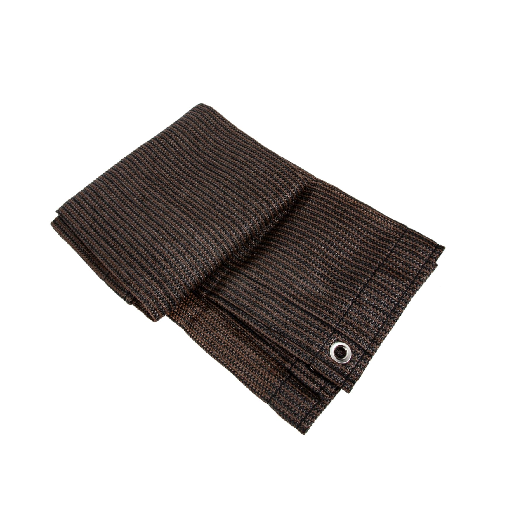 Malla de PE resistente al viento para disfrutar del balcón con sombra y protección solar café