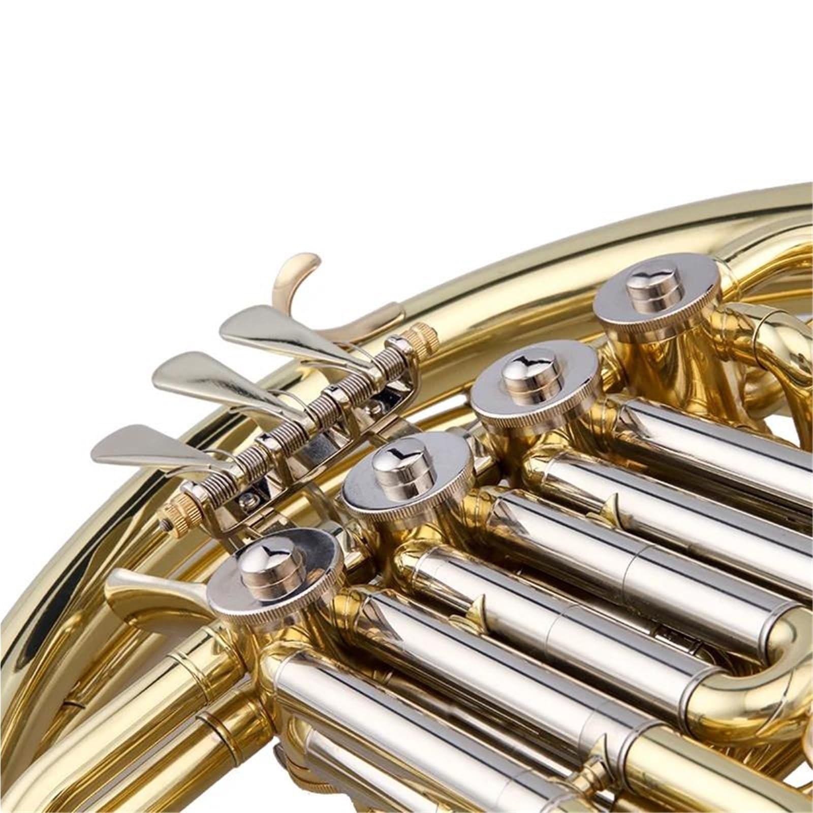 Corno Francese Strumento Musicale Corno Francese Doppio Professionale In Ottone Giallo Aspetto Meraviglioso