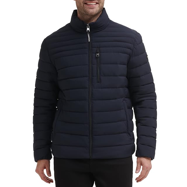 Calvin Klein Mens Full Zip Down Puffer Coat