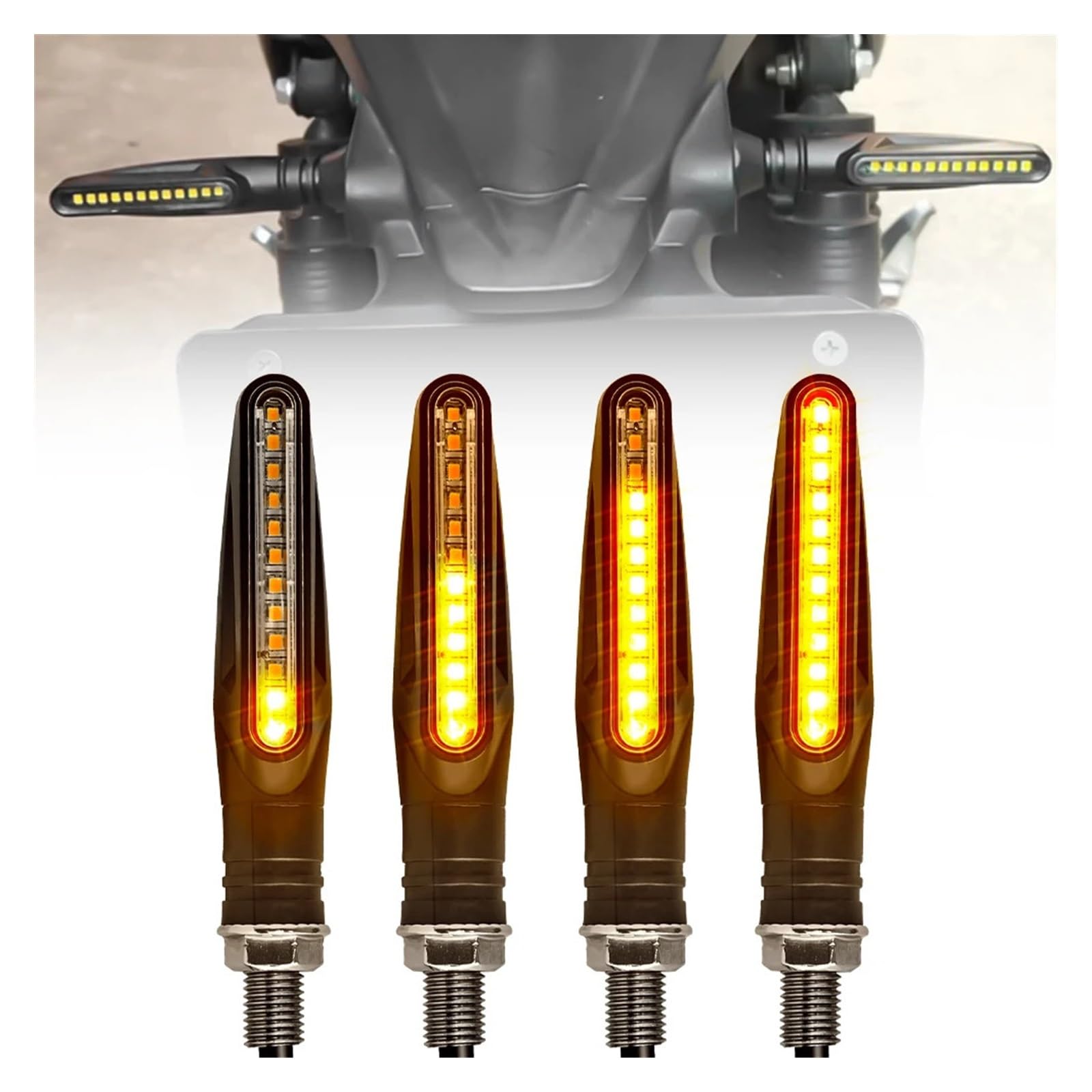 Indicatori di direzione per moto LED universali Indicatoris Motos